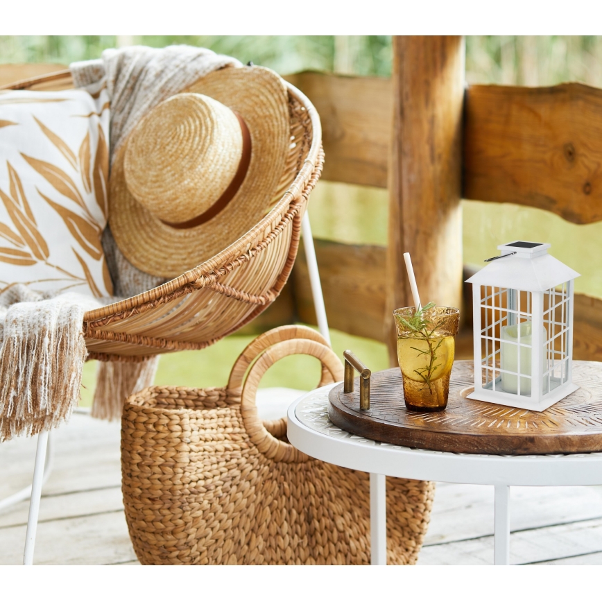 LED Підвісний світильник на сонячній батареї LED/0,02W/1,2V 1xAA 2700K IP44 200 mAh білий