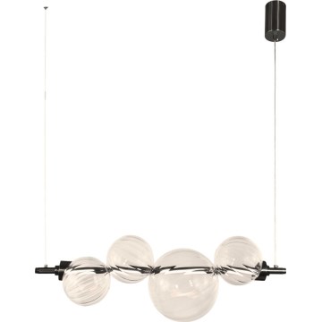 LED-підвісний світильник на тросі PLAYA LED/12W/230V чорний