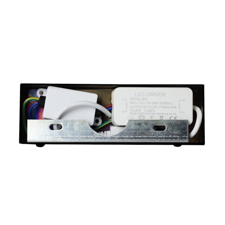 LED-светильник для зеркала в ванной KLIMT, 8 Вт, 230 В, 3000/4000/6000 К, 40 см, IP44, чёрный