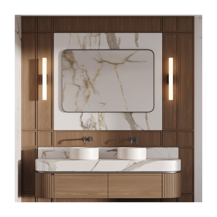 LED-светильник для зеркала в ванной LINEA LED/12W/230V 3000/4000/6000K IP44 61 см черный