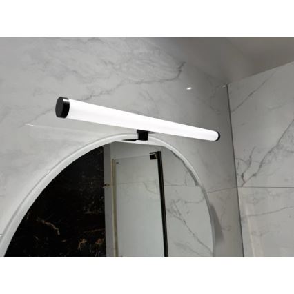 LED-подсветка для зеркала в ванной, 12 Вт/230 В, 59,5 см, IP44, чёрная