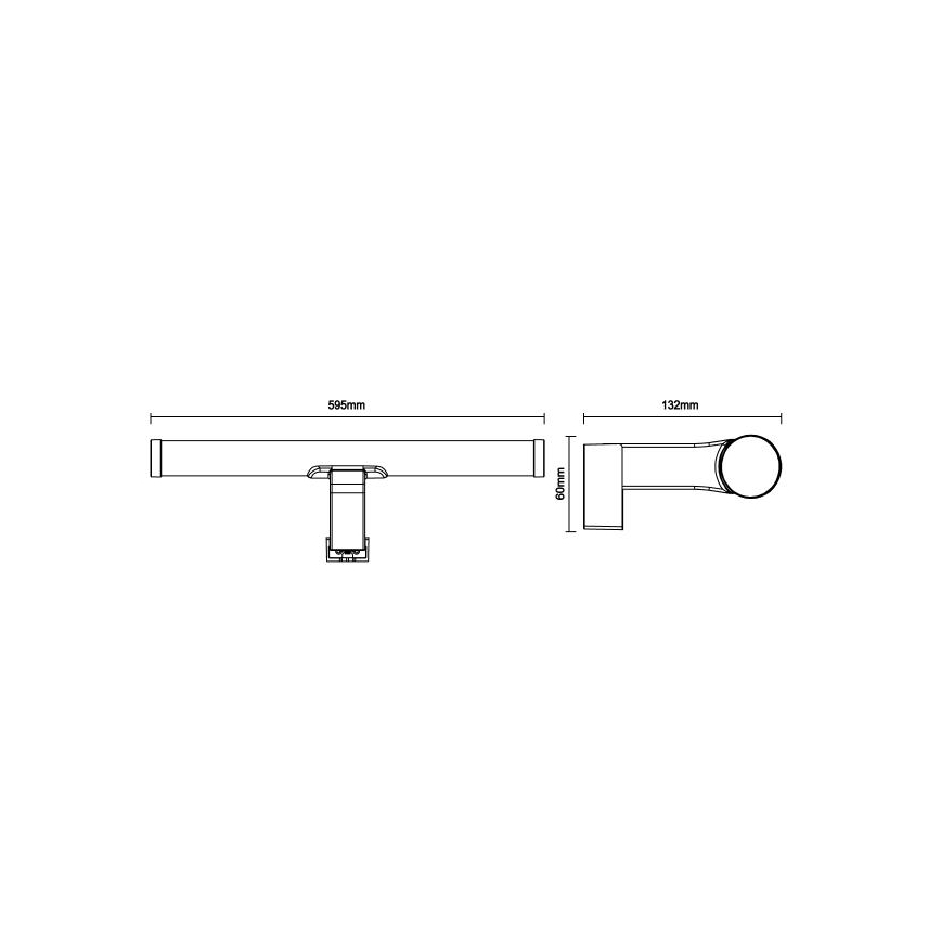 LED-подсветка для зеркала в ванной LED/12W/230V 59,5 cm IP44 белая