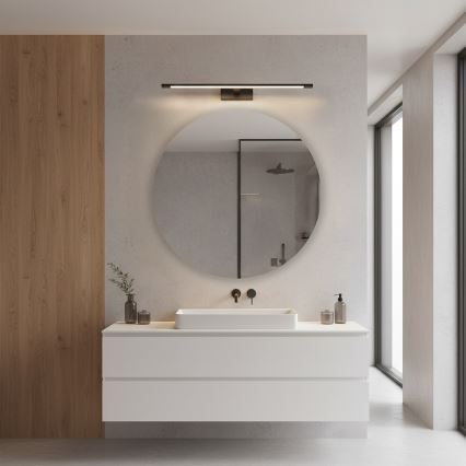 LED-светильник для зеркала в ванной KLIMT, 12 Вт, 230 В, 3000/4000/6000K, 60 см, IP44, черный