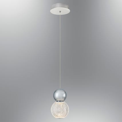 LED Подвесная лампа CREMONA LED/5W/230V 3000K матовый хром