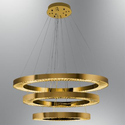LED Подвесная лампа JESI LED/99W/230V 3000K Ø 100 см Бронзовая