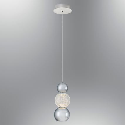LED Подвесной светильник CREMONA LED/5W/230V 3000K матовый хром