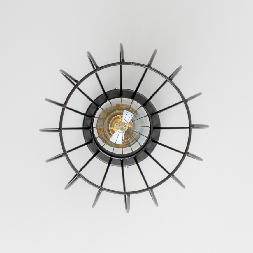 LED потолочный светильник 1xE27/6,5W/230V чёрный