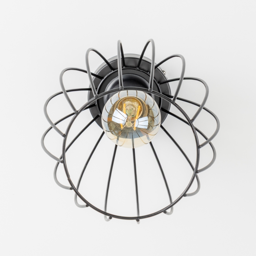 LED потолочный светильник 1xE27/6,5W/230V чёрный