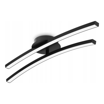 LED-потолочный светильник 2xLED/6W/230V 3000K черный