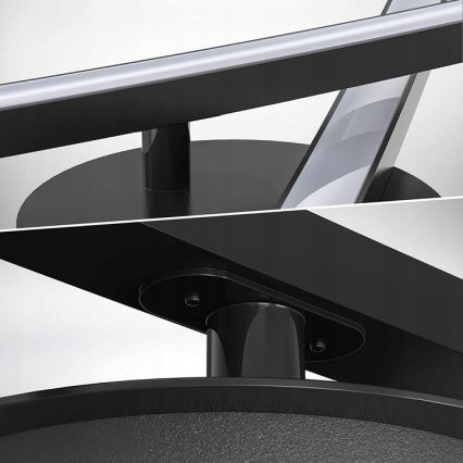 LED-потолочный светильник 2xLED/6W/230V 3000K черный