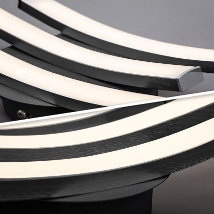 LED потолочный светильник 3×LED, 6 Вт, 230 В, 2700 К, черный