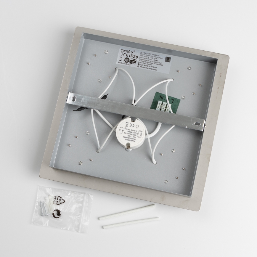 LED потолочный светильник 4xLED/4W/230V матовый хром