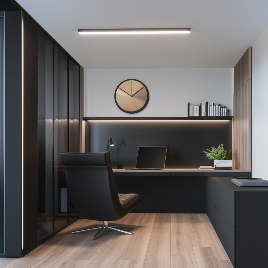 LED потолочный светильник ALLDAY BASIC LED/40W/230V 2700/4000/6000K черный