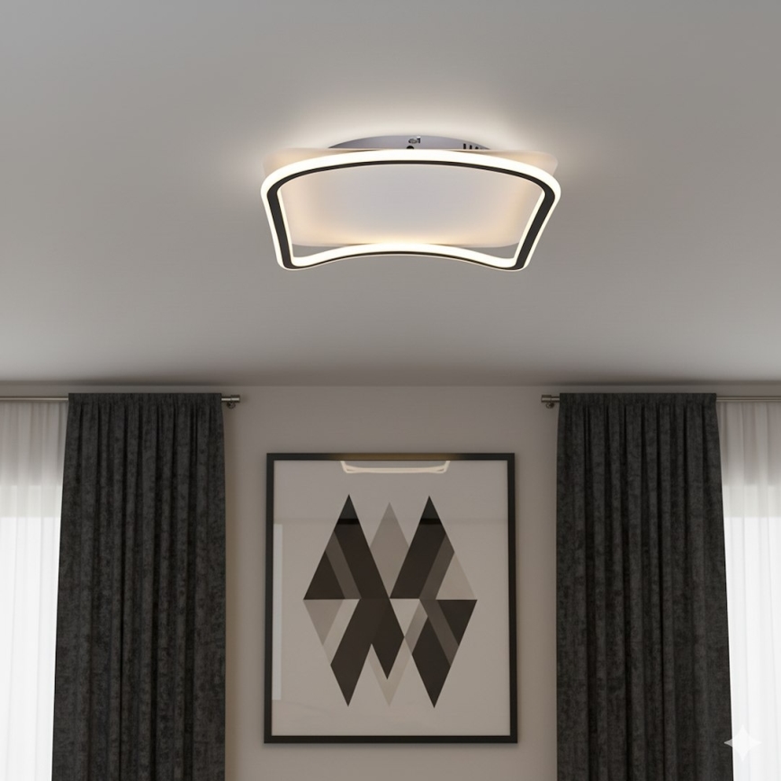 LED потолочный светильник CALI LED/30Вт/230В 40x40 см чёрный