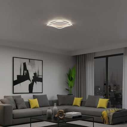 LED потолочный светильник CALI LED/30Вт/230В 40x40 см чёрный