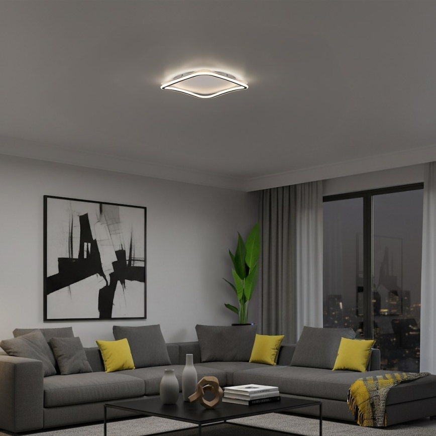 LED потолочный светильник CALI LED/30Вт/230В 40x40 см чёрный