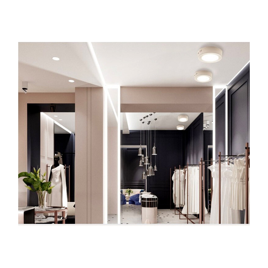 LED Потолочный светильник DIEGO LED/12W/230V 4000K IP40 диам. 16,5 см белый