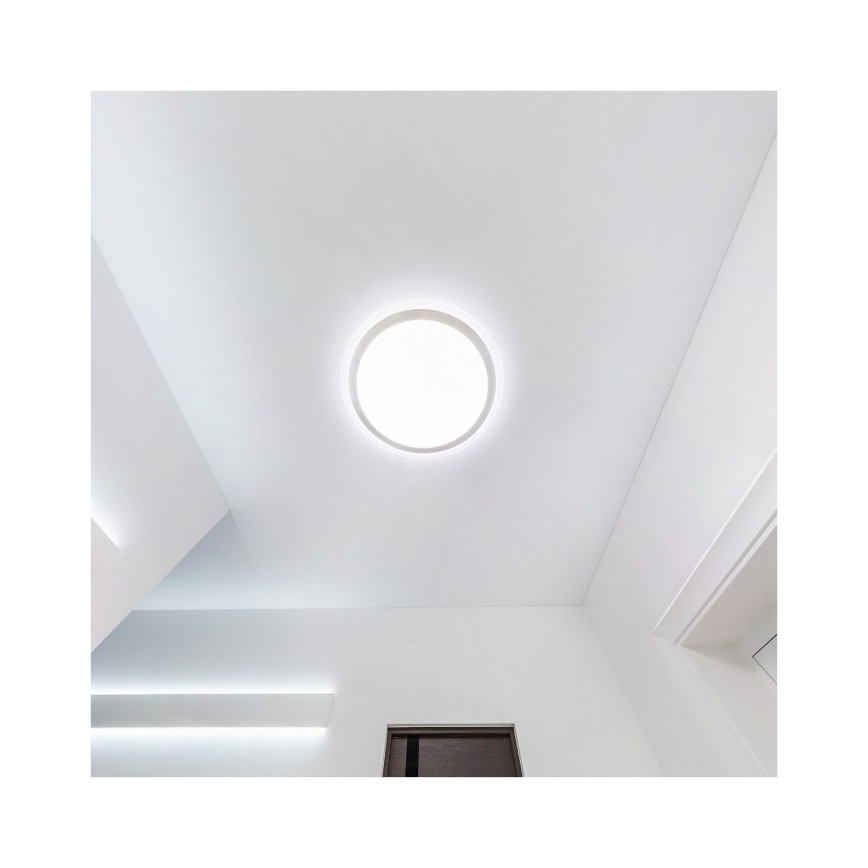 Светодиодный потолочный светильник для ванной DEFENDER LED/12/18/24W/230V 3000/4000/6500K IP65 диаметр 30 см, белый