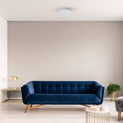 LED потолочный светильник для ванной MARLON LED/36W/230V, диаметр 30 см, IP54, белый