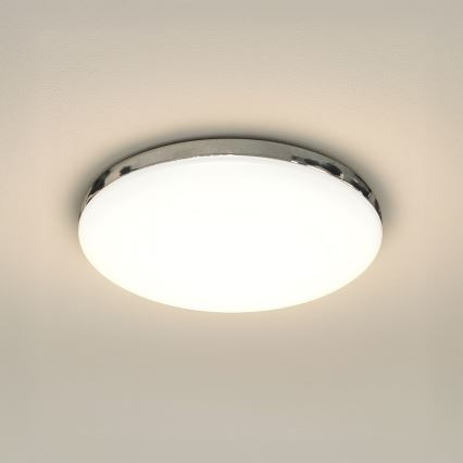 LED потолочный светильник для ванной MAYA LED/15W/230V диам. 33 см IP44 глянцевый хром