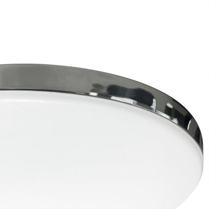 LED потолочный светильник для ванной MAYA LED/15W/230V диам. 33 см IP44 глянцевый хром