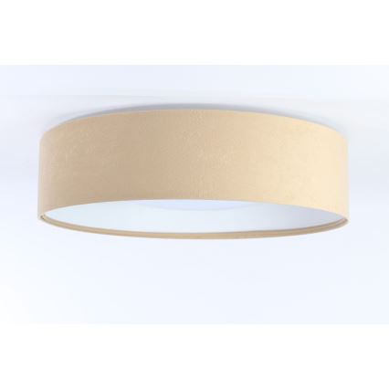 LED потолочный светильник GALAXY LED/24W/230V, диаметр 44 см, бежевый/белый