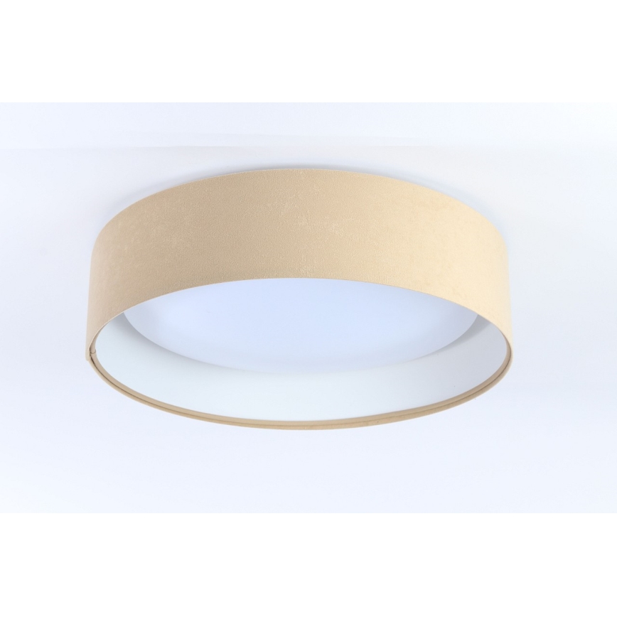 LED потолочный светильник GALAXY LED/24W/230V, диаметр 44 см, бежевый/белый