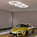 LED потолочный светильник HEXAGON LED/128W/85-265V 6000K 248x97 см CRI 90 IP54 белый