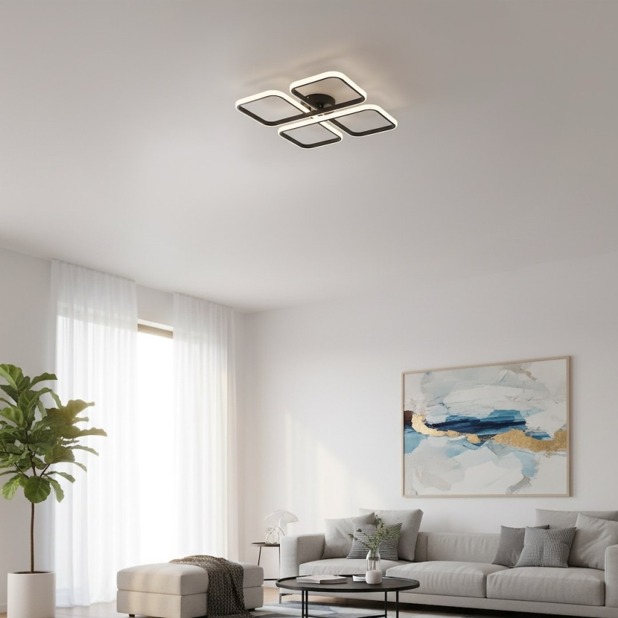 LED потолочный светильник HIDALGO LED/40W/230V чёрный
