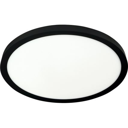 LED потолочный светильник LED/24 Вт/230 В 3000/4000/6500 К, диаметр 30 см, черный