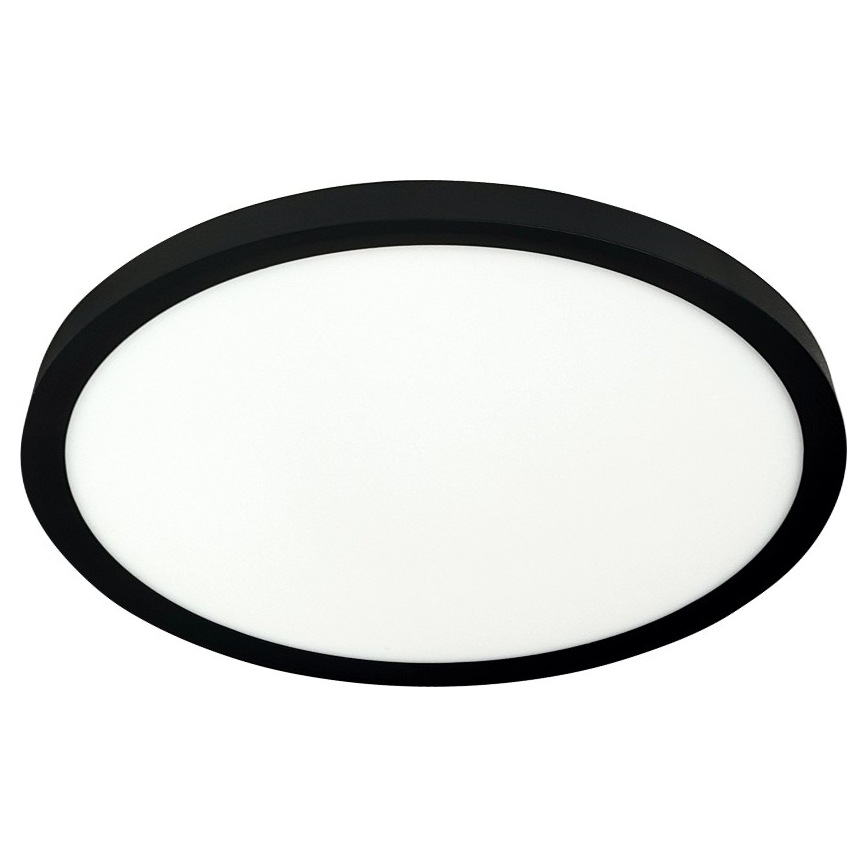 LED потолочный светильник LED/24 Вт/230 В 3000/4000/6500 К, диаметр 30 см, черный