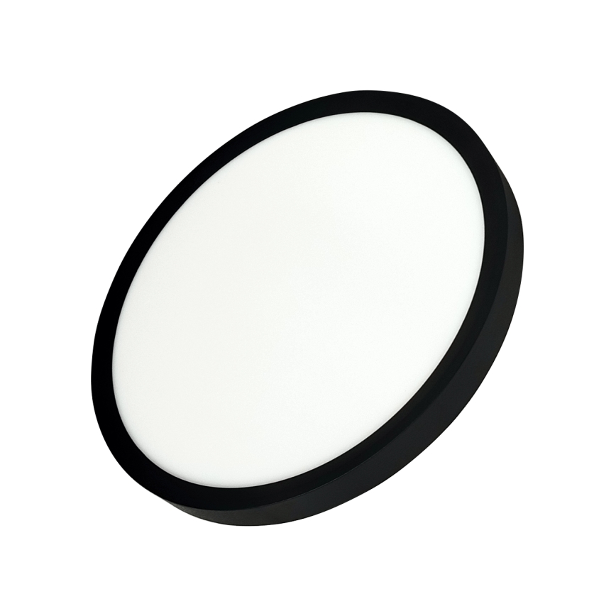 LED потолочный светильник LED/24 Вт/230 В 3000/4000/6500 К, диаметр 30 см, черный