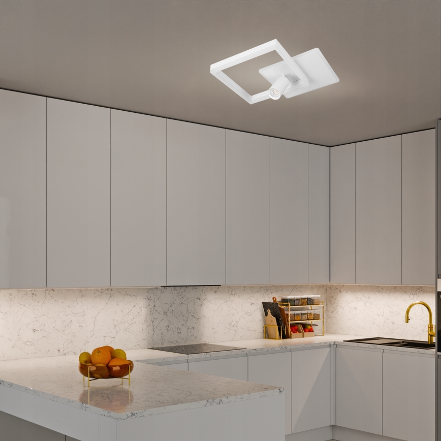 LED потолочный светильник LED/38W/230V + 1xGU10/30W белый