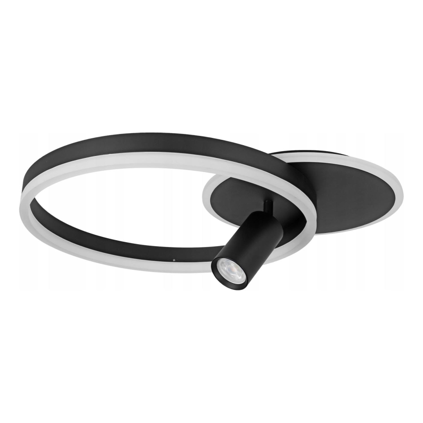 LED потолочный светильник LED/38W/230V + 1xGU10/30W чёрный