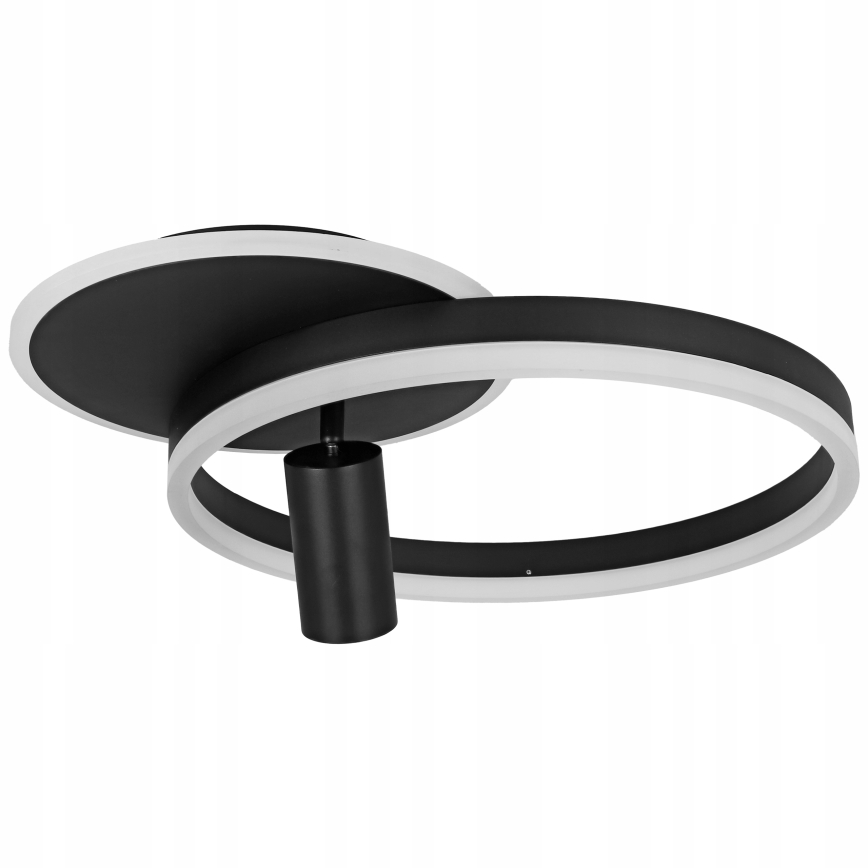 LED потолочный светильник LED/38W/230V + 1xGU10/30W чёрный