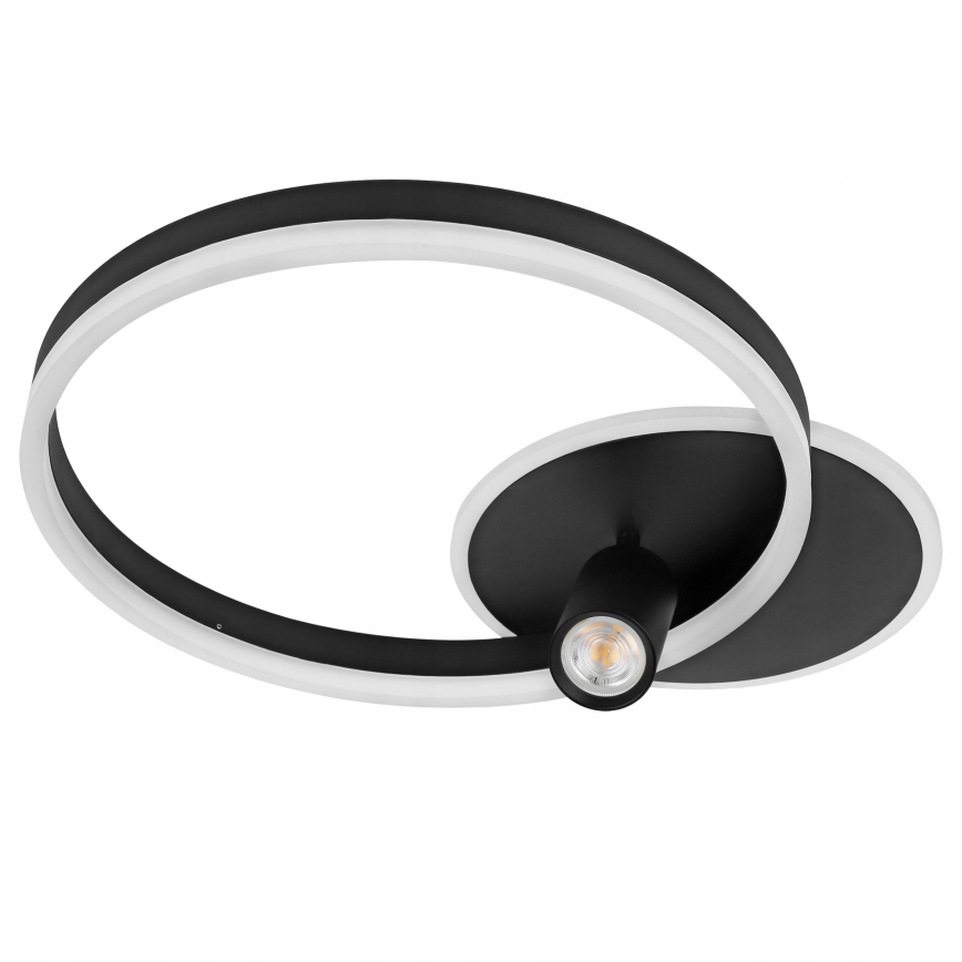 LED потолочный светильник LED/38W/230V + 1xGU10/30W чёрный