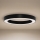LED потолочный светильник LED/80Вт/230В 3000/4000/6500К Ø 80 см, черный