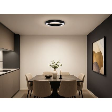 LED потолочный светильник LED/80Вт/230В 3000/4000/6500К Ø 80 см, черный