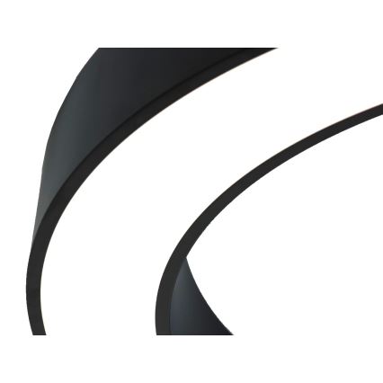 LED потолочный светильник LED/80Вт/230В 3000/4000/6500К Ø 80 см, черный