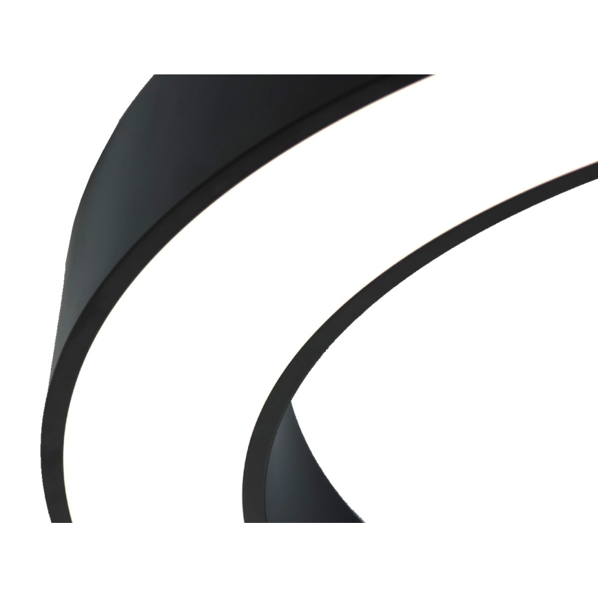 LED потолочный светильник LED/80Вт/230В 3000/4000/6500К Ø 80 см, черный