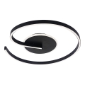 LED потолочный светильник LORENZO LED/22W/230V диаметр 50 см черный