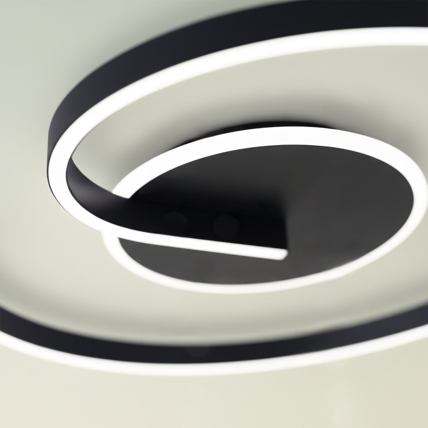 LED потолочный светильник LORENZO LED/22W/230V диаметр 50 см черный