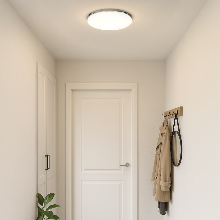 LED потолочный светильник MAYA LED/36 Вт/230 В, Ø 50 см, глянцевый хром