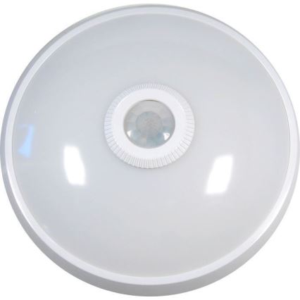 LED Потолочный светильник с датчиками движения и сумерек LED/12W/230V