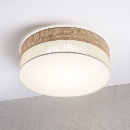 LED потолочный светильник SIRJA BOHO LED/36Вт/230В 4000К диам. 45 см бежевый/кремовый