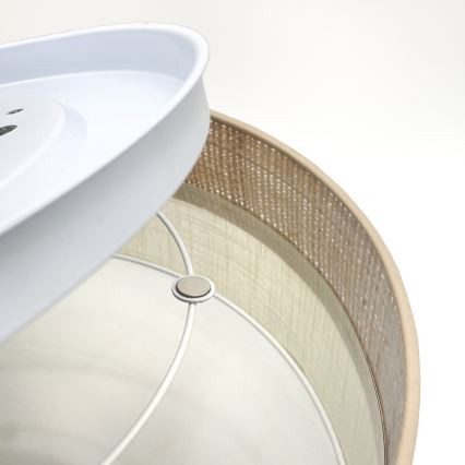 LED потолочный светильник SIRJA BOHO LED/36Вт/230В 4000К диам. 45 см бежевый/кремовый