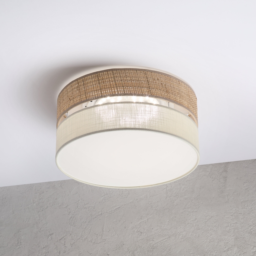 LED-потолочный светильник SIRJA BOHO, 20 Вт/230 В, 4000 К, диаметр 35 см, бежевый/кремовый