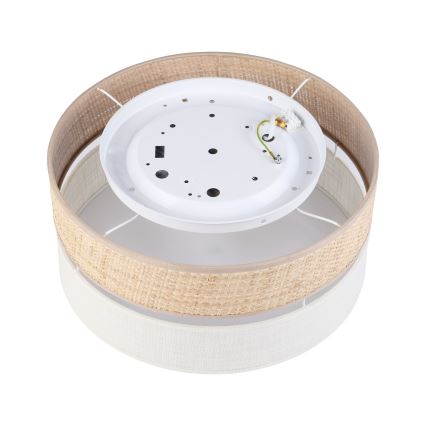 LED-потолочный светильник SIRJA BOHO, 20 Вт/230 В, 4000 К, диаметр 35 см, бежевый/кремовый