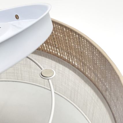 LED-потолочный светильник SIRJA BOHO LED/20W/230V 4000K диам. 35 см бежевый/белый