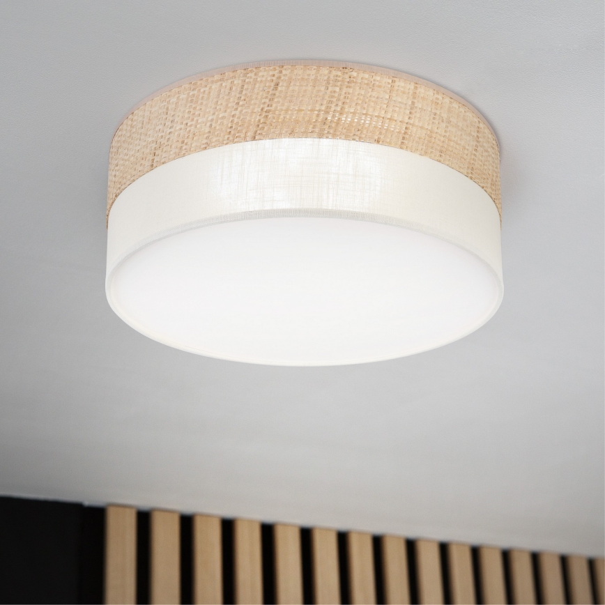 LED потолочный светильник SIRJA BOHO LED/20W/230V 4000K диаметр 35 см бежевый/кремовый